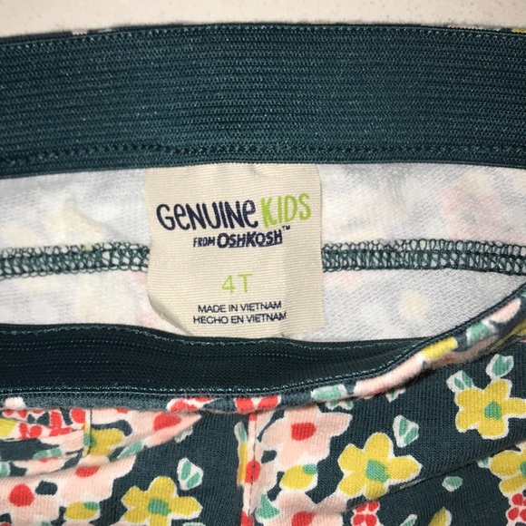 Floral leggings 4T Oshkosh - Picture 2 of 3